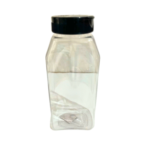 Pote Pet 1L Transparente Quadrado Tempero
